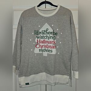 Gray Hallmark Christmas Movies Sweater and T-Shirt